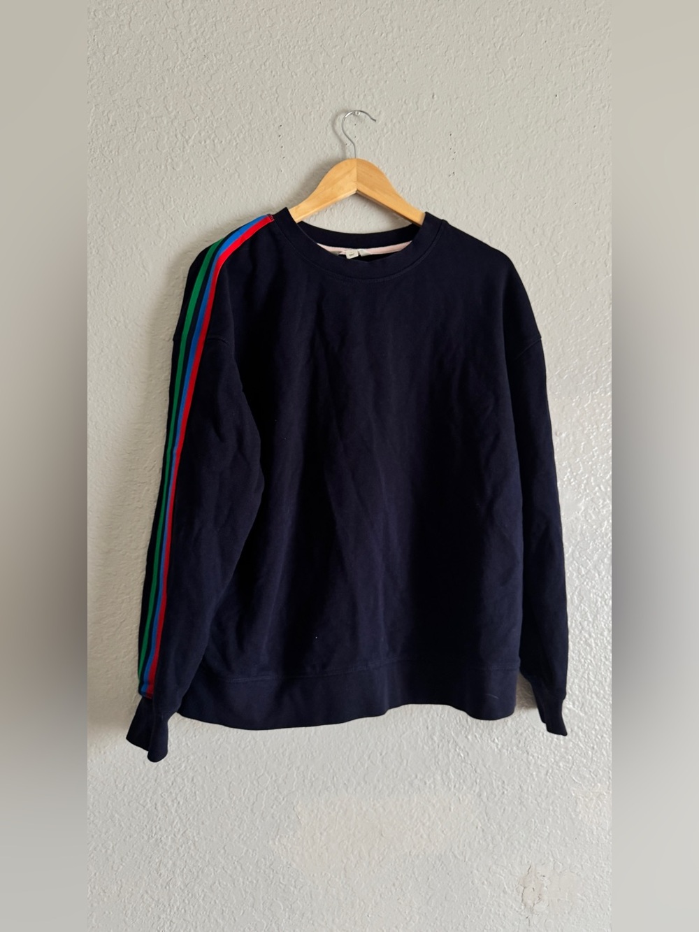Boden Emi Relaxed Sweatshirt in Blue - Picture 2 of 4